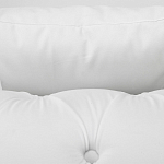 Кресло низкое с мягкой обивкой из велюра на 4-х ножках из массива березы Sophie Armchair white варинант исполнения - 4 | Loft Concept в Челябинске