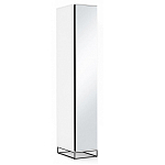 Шкаф-пенал белый с зеркальной дверцей Strict Lines варинант исполнения - 2 | Loft Concept в Челябинске