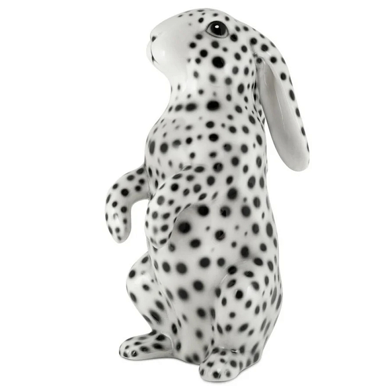 Статуэтка Rabbit White Black Белый Черный Статуэтка Rabbit White Black Белый Черный в Челябинске | Loft Concept