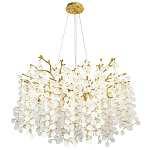 Люстра с круглыми хрустальными подвесками Fairytree Gold Crystal Branches Chandelier 10 варинант исполнения - 2 | Loft Concept в Челябинске