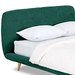 Кровать с мягким изголовьем Palmer Bed варинант исполнения - 3 | Loft Concept в Челябинске