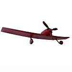 Полка книжная красная в виде самолёта в стиле лофт FLY варинант исполнения - 1 | Loft Concept в Челябинске