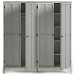 Шкаф серый Silva Grey Cabinet варинант исполнения - 9 | Loft Concept в Челябинске