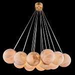 Люстра подвесная круглая с сферическими плафонами из натурального камня Glowing Spheres варинант исполнения - 13 | Loft Concept в Челябинске