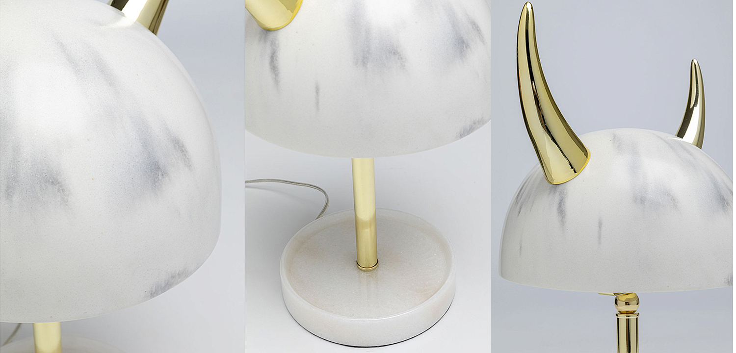 Настольная лампа Marble with Horns - Loft-Concept в Челябинске