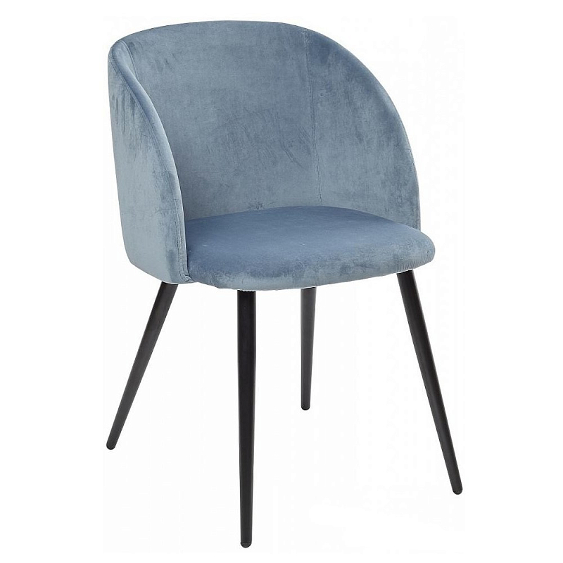 Стул Jean-Jacques Light Blue Светло-синий Черный Стул Jean-Jacques Light Blue Светло-синий Черный в Челябинске | Loft Concept