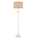 Торшер с белым каркасом и тканевыми абажуром Natural Stems варинант исполнения - 2 | Loft Concept в Челябинске