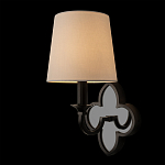 Бра с белым текстильным абажуром и фигурным основанием с зеркальной вставкой Vitorino варинант исполнения - 9 | Loft Concept в Челябинске