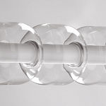 Люстра линейная с 6-ю прозрачными стеклянными плафонами округлой формы HANDLE GRAPE варинант исполнения - 9 | Loft Concept в Челябинске