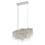 Люстра подвесная с металлическими цепочками и изогнутыми металлическими дугами 72 см Atlantis Chain варинант исполнения - 4 | Loft Concept в Челябинске