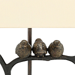 Настольная лампа Птицы на изогнутой ветке Lamp Tit варинант исполнения - 1 | Loft Concept в Челябинске