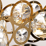 Люстра подвесная из золотых колец 57 см Golden Circles варинант исполнения - 10 | Loft Concept в Челябинске