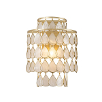 Бра с декором из натуральной морской ракушки Iridescent Light варинант исполнения - 1 | Loft Concept в Челябинске