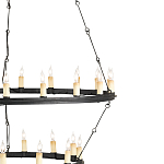 Люстра круглая двухъярусная Lightness and Scale варинант исполнения - 1 | Loft Concept в Челябинске