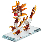 Декоративная стеклянная статуэтка Дракон Glass Dragon Statuette варинант исполнения - 4 | Loft Concept в Челябинске
