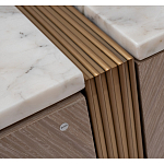Комод с мраморной столешницей Uniqueness Marble варинант исполнения - 4 | Loft Concept в Челябинске