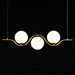 Люстра подвесная светодиодная Jagna 2 Gold and White варинант исполнения - 1 | Loft Concept в Челябинске