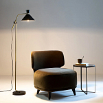 Торшер с поворотным плафоном Davy Brass Floor Lamp варинант исполнения - 6 | Loft Concept в Челябинске