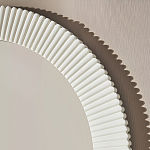 Зеркало в круглой фактурной раме Mirror Modern Texture белое варинант исполнения - 4 | Loft Concept в Челябинске