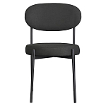 Стул мягкий Alfie Chair черный варинант исполнения - 1 | Loft Concept в Челябинске