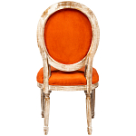 Стул из натурального бука оранжевое с цветным принтом Impressionism in Color варинант исполнения - 2 | Loft Concept в Челябинске