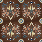 Плитка с узором Клубника варинант исполнения - 1 | Loft Concept в Челябинске