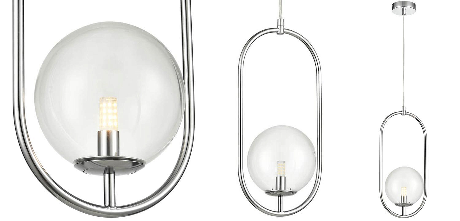 Подвесной светильник B.LUX C Ball oval chrome Подвесной светильник B.LUX C Ball oval chrome - Loft-Concept в Челябинске