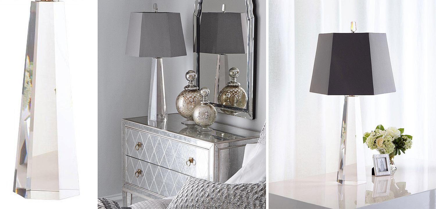Настольная лампа Crystal Pyramid Table lamp Настольная лампа Crystal Pyramid Table lamp - Loft-Concept в Челябинске