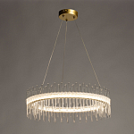 Люстра круглая с прозрачными стеклянными трубками 51 см Nembus варинант исполнения - 3 | Loft Concept в Челябинске