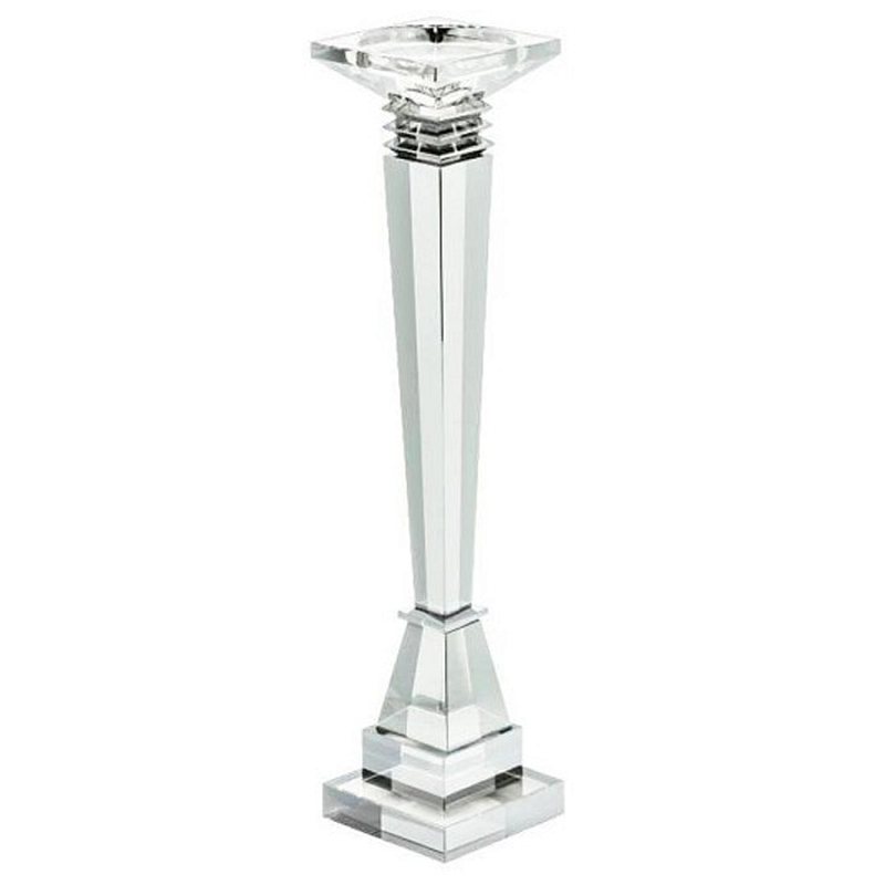 Подсвечник Candleholder Lord Прозрачный Янтарный Серый Подсвечник Candleholder Lord Прозрачный Янтарный Серый в Челябинске | Loft Concept