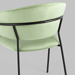 Стул в велюре фисташкового цвета Horizon варинант исполнения - 7 | Loft Concept в Челябинске