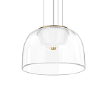 Подвесной светильник с куполообразным прозрачным стеклянным плафоном Grada Light варинант исполнения - 7 | Loft Concept в Челябинске