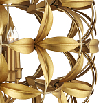 Люстра в форме шара из золотых лепестков Hanging Flowers варинант исполнения - 2 | Loft Concept в Челябинске