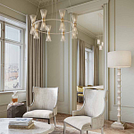 Торшер с фактурным каркасом и прямоугольным тканевым абажуром Shiye and Simplicity варинант исполнения - 3 | Loft Concept в Челябинске