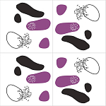 Плитка с узором Камни варинант исполнения - 1 | Loft Concept в Челябинске