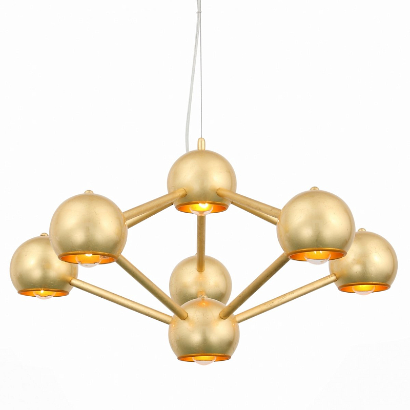Люстра Heptaider Chandelier Латунь Люстра Heptaider Chandelier Латунь в Челябинске | Loft Concept