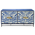 Буфет в гостиную с инкрустацией Bone Inlay Deco Sideboard - Orleans ZEBRA варинант исполнения - 4 | Loft Concept в Челябинске
