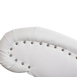 Кушетка белая с мягкой обивкой из велюра Michael Couch варинант исполнения - 5 | Loft Concept в Челябинске