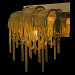 Бра с перфорированными металлическими дугами и цепочками 22 см Atlantis Chain варинант исполнения - 6 | Loft Concept в Челябинске