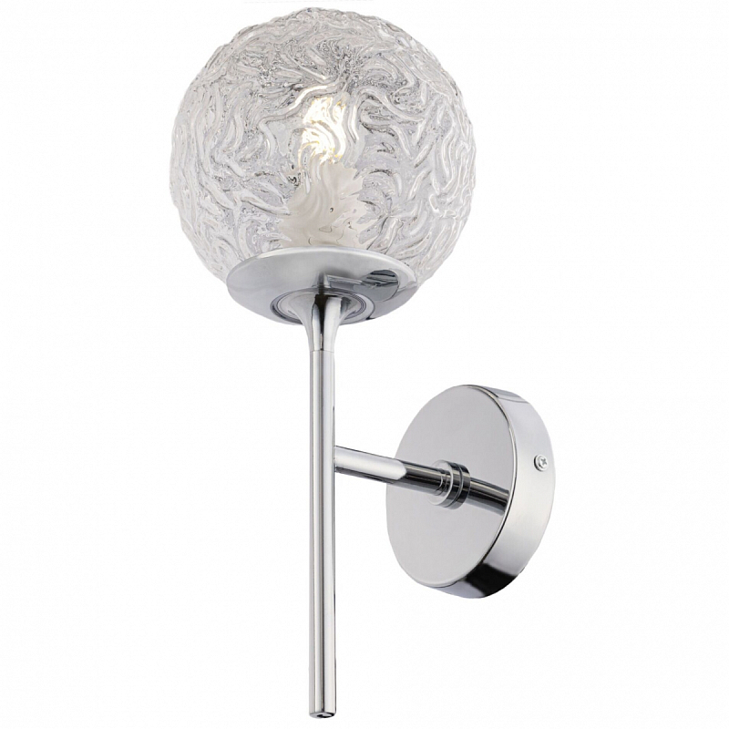 Бра Soranzo Glass Balls Sconces Chromium Хром Прозрачный Бра Soranzo Glass Balls Sconces Chromium Хром Прозрачный в Челябинске | Loft Concept