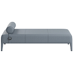 Кушетка Cuba из натуральной кожи с валиком  варинант исполнения - 4 | Loft Concept в Челябинске