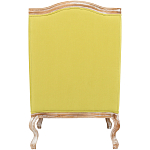 Кресло из натурального бука бежевое с изображением птиц и цветов Beige Green Chinoiserie Garden Armchair варинант исполнения - 2 | Loft Concept в Челябинске