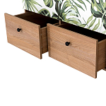 Шкаф с принтом Floral notes варинант исполнения - 3 | Loft Concept в Челябинске