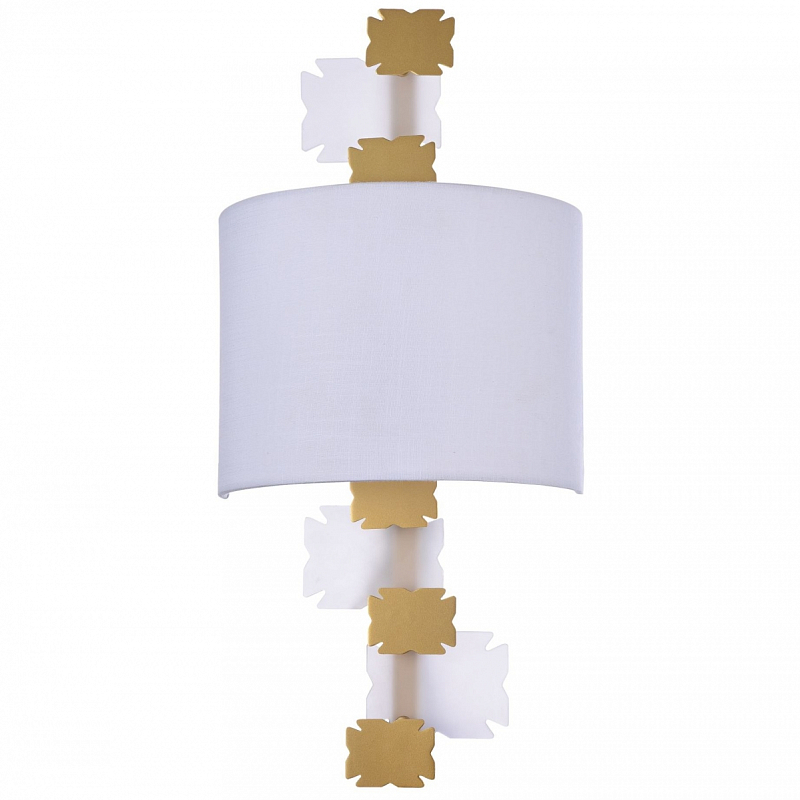 Бра Jacopo Mosaic Sconces Латунь Белый Бра Jacopo Mosaic Sconces Латунь Белый в Челябинске | Loft Concept