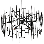 Люстра черная остроконечной формы Black Satin варинант исполнения - 3 | Loft Concept в Челябинске