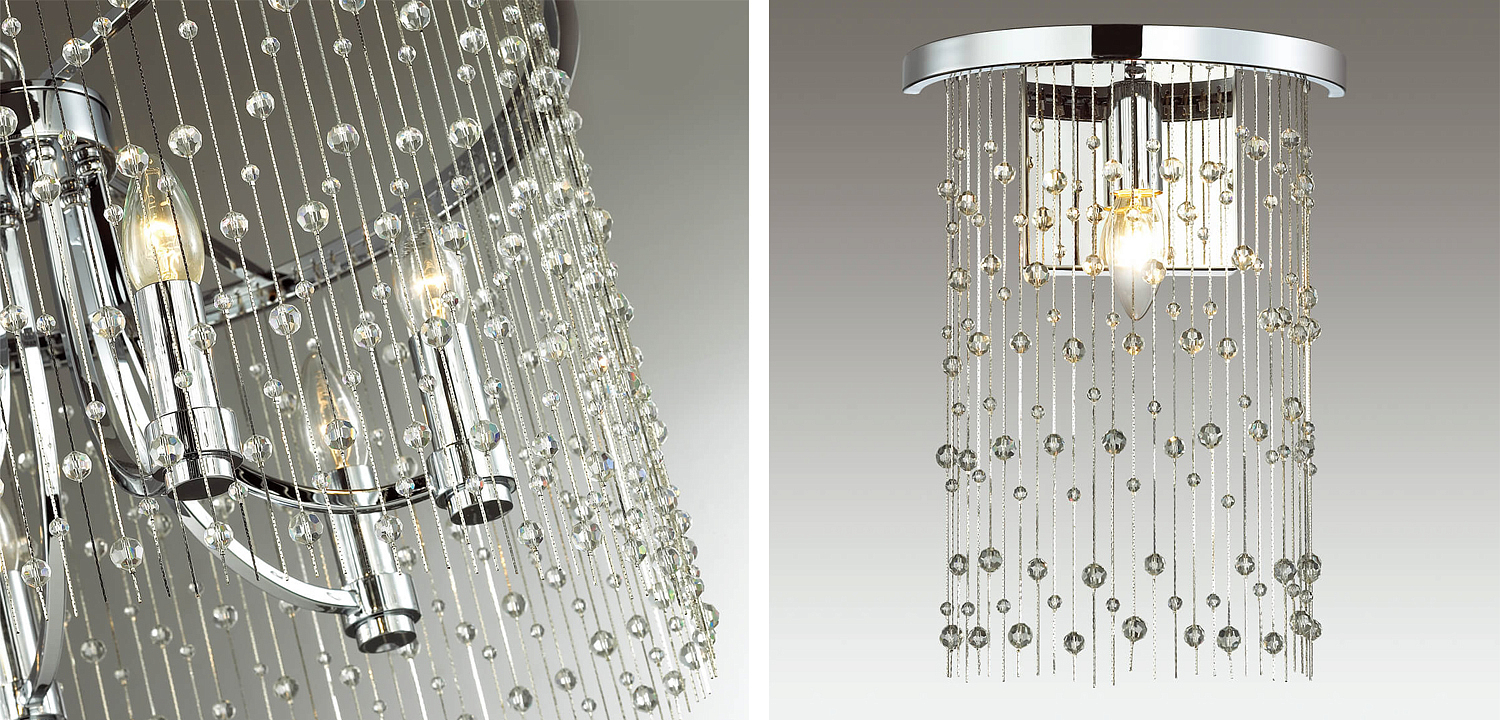 Бра Hailstorm Rain Wall lamp chrome Бра Hailstorm Rain Wall lamp chrome - Loft-Concept в Челябинске