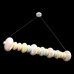 Подвесной светильник светодиодный горизонтальный в виде ожерелья из пастельных сфер Pastel Lunaria Horizon  варинант исполнения - 3 | Loft Concept в Челябинске