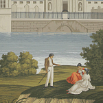 Обои ручная роспись Monuments of Paris Roberts on scenic paper варинант исполнения - 2 | Loft Concept в Челябинске