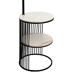 Торшер с абажуром и приставным столом Zullo Lighting and Furniture Floor Lamp варинант исполнения - 2 | Loft Concept в Челябинске