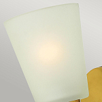 Бра с белым матовым стеклянным плафоном и тремя декоративными шарами Hinkley варинант исполнения - 9 | Loft Concept в Челябинске